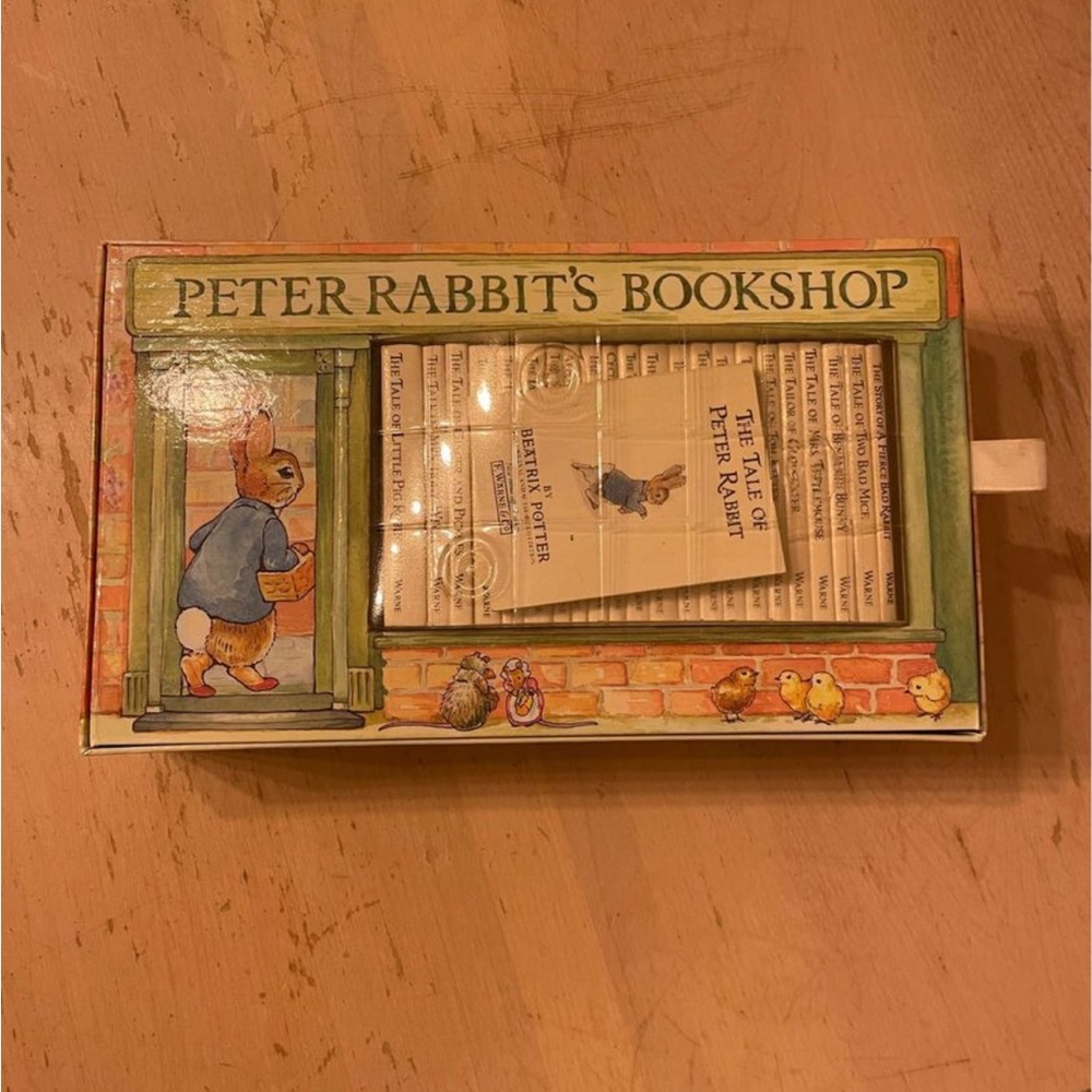 Mini Peter Rabbit Bookshop by Beatrix Potter